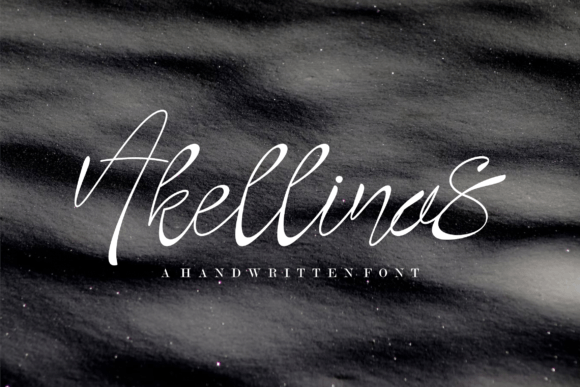 Akellinas: A Sophisticated Script Font for Modern Web Design