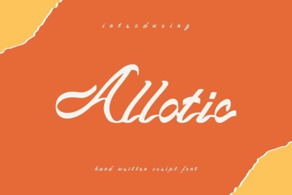 Allotic: A Handwritten Font That Elevates Campaign Visuals with Personality