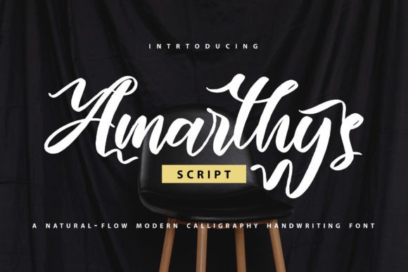 Amarthys: A Modern Handwritten Font for Elegant Branding Projects
