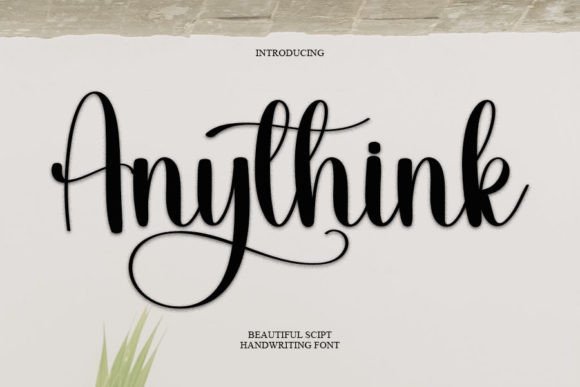 Anythink: A Handwritten Font That Brings Warmth to Editorial Design
