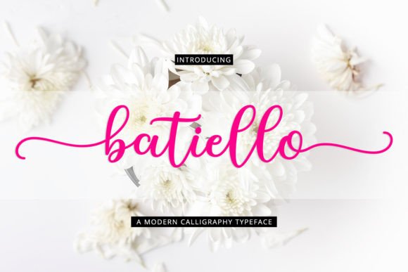Batiello: A Dazzling Script Font for Modern Marketing and Digital Design