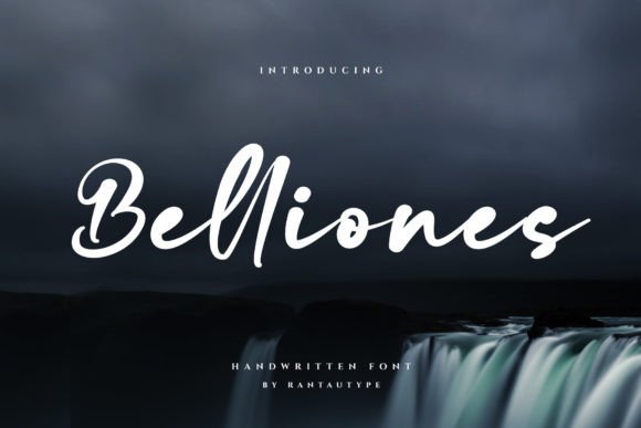 Belliones: A Handwritten Font That Elevates Modern Web Design