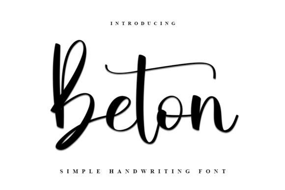 Beton: The Script Font That Elevates Your Campaign’s Visual Voice