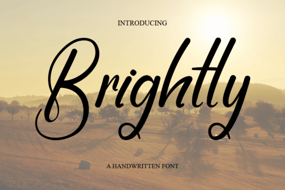 Brightly: A Handwritten Font That Feels Like a Warm Smile