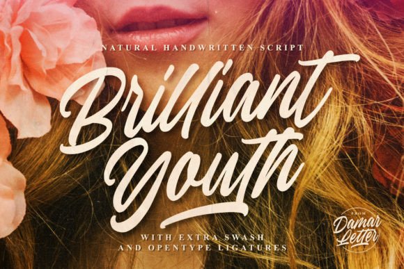 Brilliant Youth: A Stylish Script Font for Modern Branding