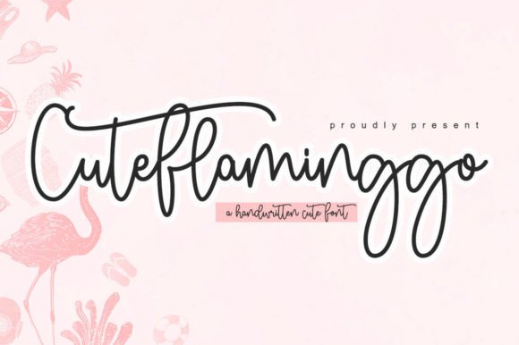 Cuteflaminggo: A Script Font That Elevates Campaign Visuals