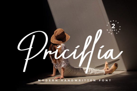 Elevating Brand Identity with the Pricillia Handwritten Font