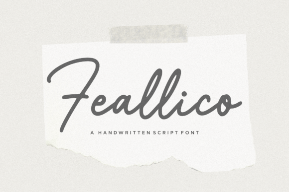 Feallico: A Handwritten Script Font That Elevates Web Typography
