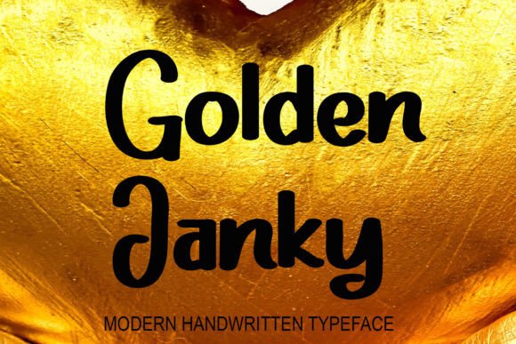 Golden Janky: A Handwritten Script Font That Brings Personality to Branding