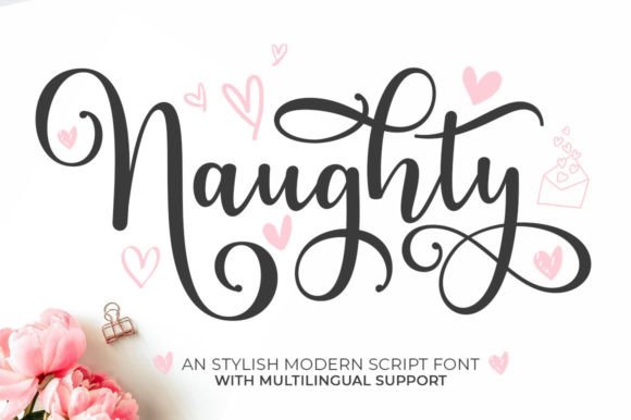 h1>Naughty Font: Crafting Scroll-Stopping Visuals for Modern Marketers