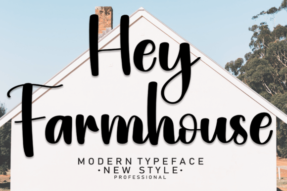 Hey Farmhouse: A Modern Handwritten Font for Editorial Design and Digital Publishing