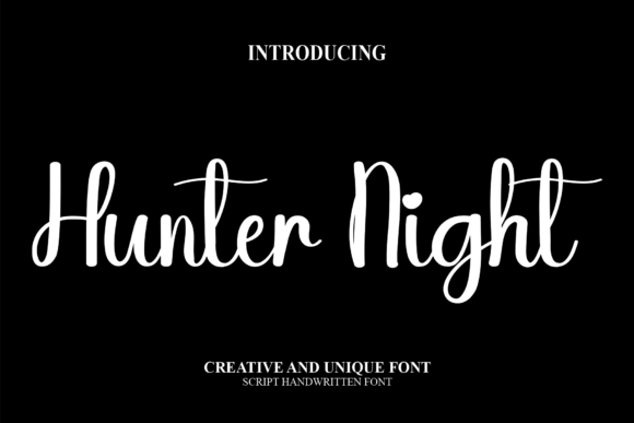Hunter Night Font: Elevating Web Design with Elegant Script Typography