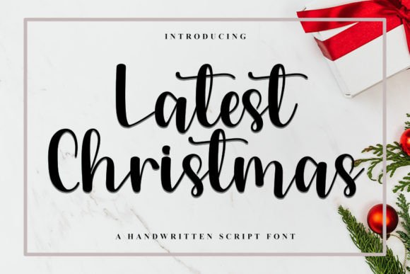 Latest Christmas Font: Elevating Small Business Branding with Elegant Typography