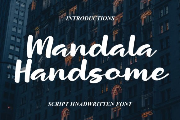 Mandala Handsome: A Charming Script Font for Modern Web Design