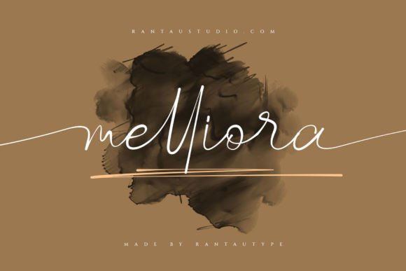 Melliora: A Signature-Style Script Font for Business Branding
