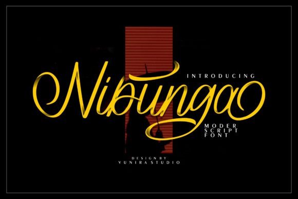 Nibunga: Elevating Web Design with a Modern Script Font