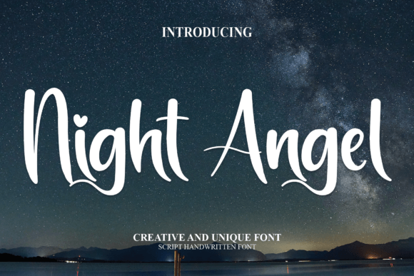 Night Angel Font: Elevating Web Design with Elegant Script Typography