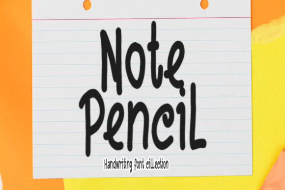 Note Pencil: A Quirky Handwritten Font for Modern Branding Projects