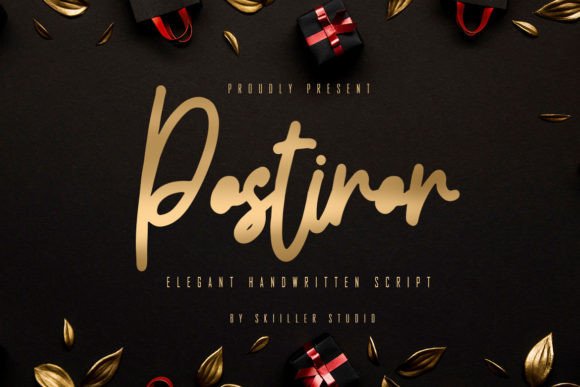 Postiror: A Charming Script Font for Crafters and Product Designers