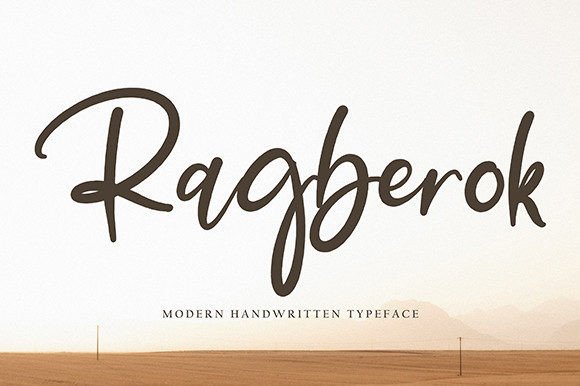 Ragberok: A Charming Script Font for Elegant Editorial Design