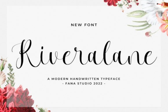 Riveralane: A Stylish Script Font for Modern Marketing and Digital Design