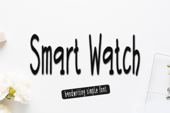 Smart Watch: A Playful Handwritten Font for Crafters and Product Designers