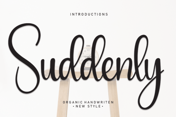 Suddenly: A Handwritten Font That Brings Charm to Every Craft