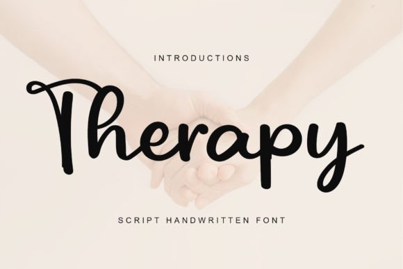 Therapy: A Handwritten Font That Brings Warmth to Editorial Design
