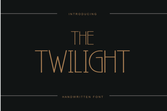 Thetwilight: A Handwritten Font That Elevates Campaign Typography