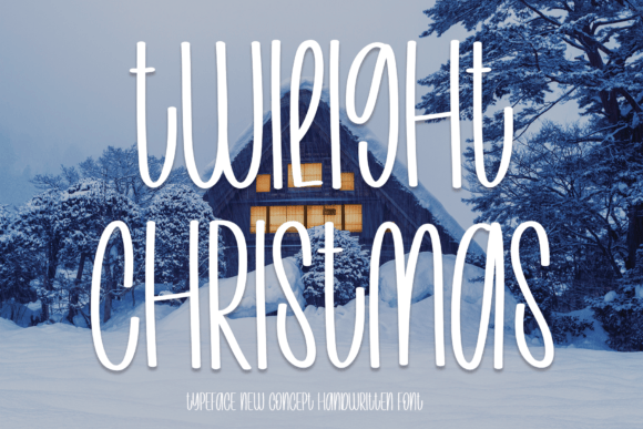 Twilight Christmas Font: A Designer’s Journey Through a Cozy Branding Project