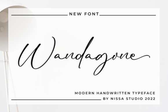 Wandagone: A Handwritten Font for Elegant Web Typography