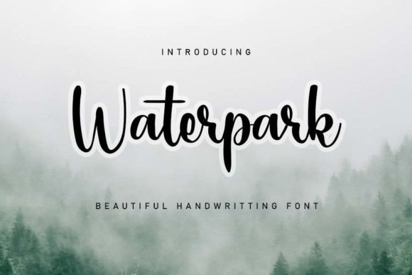 Waterpark: A Sweet Script Font for Romantic and Elegant Campaigns