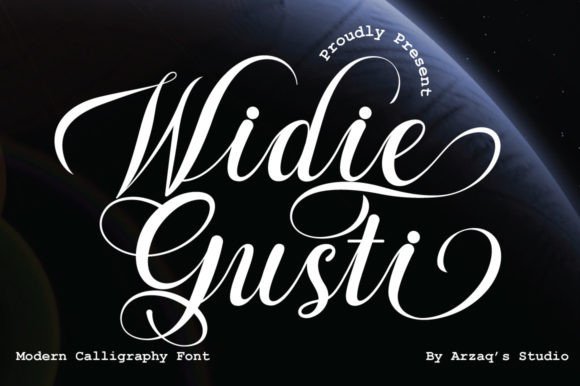 Widie Gusti Font Review: Elevating Web Design with Classy Calligraphy