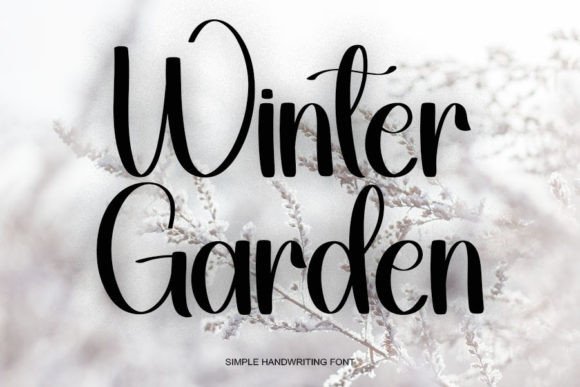 Wintergarden: A Handwritten Font That Elevates Campaign Typography