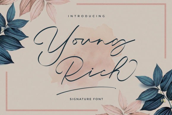 Young Rich: A Handwritten Script Font That Elevates Your Craft